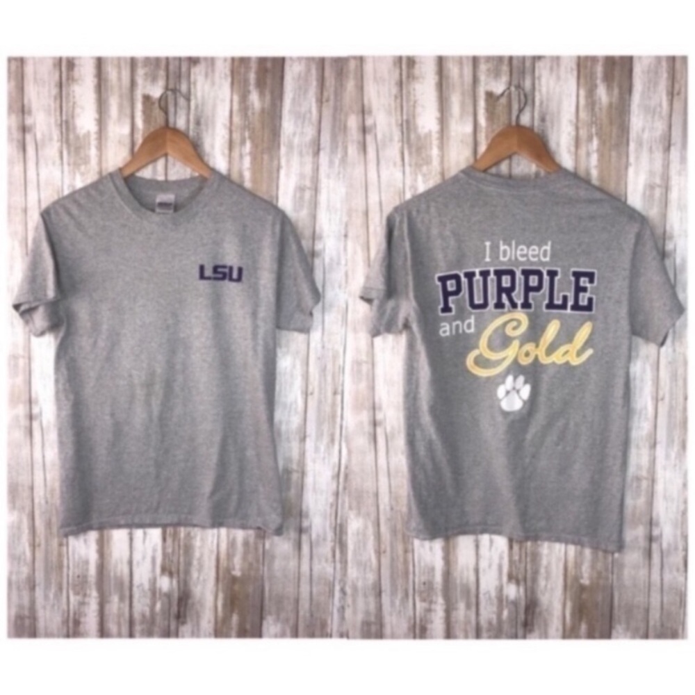 NCAA LSU | Bleed Purple & Gold Tee - Picture 1 of 5